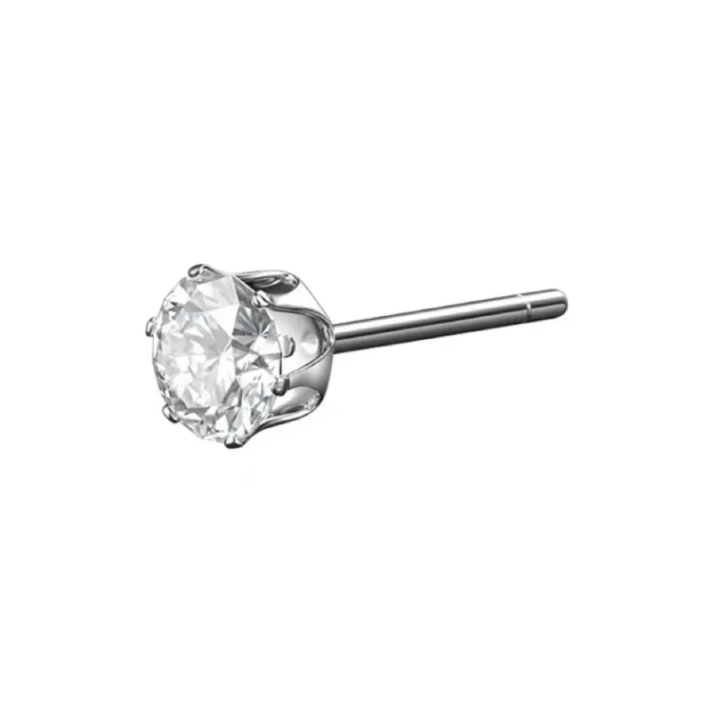 GUDUD Titanium Steel Stud Earrings Unisex-8