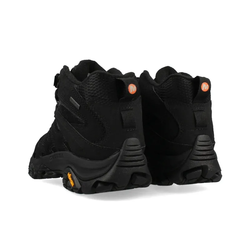 MERRELL MOAB 3 Slip Resistant Waterproof Mid Top Hiking Shoes Women's Black-2