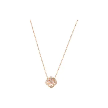 Swarovski Crystal Necklaces Women's Rose Gold