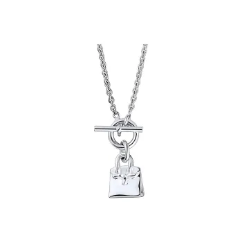 HERMES 925 Sterling Silver Necklaces Women's