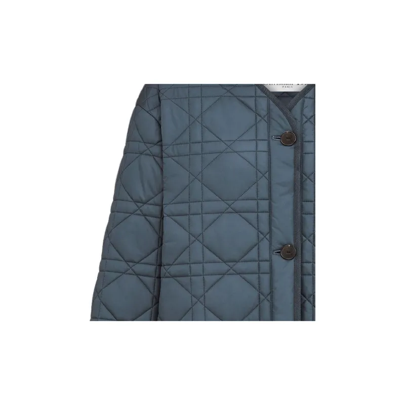 DIOR Coats Women's Blue-4