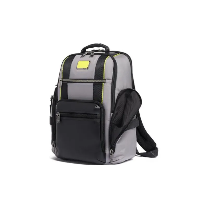 TUMI Alpha Bravo Nylon Backpack Unisex Gray-1