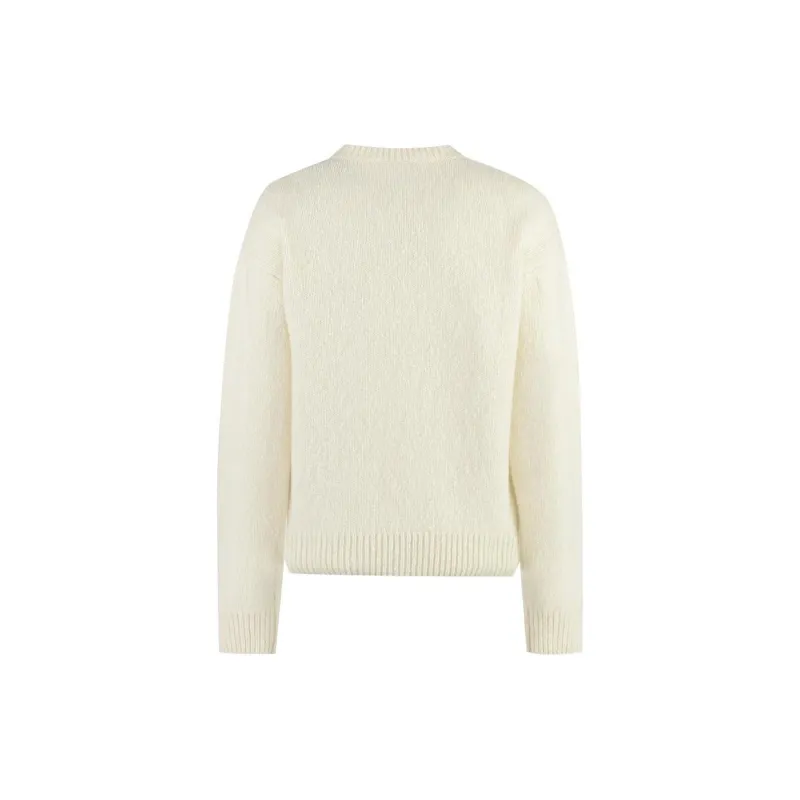 Moncler Logo Detailed Crewneck Knitted Jumper-1
