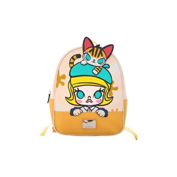 POP MART Leather Backpack Regular Unisex