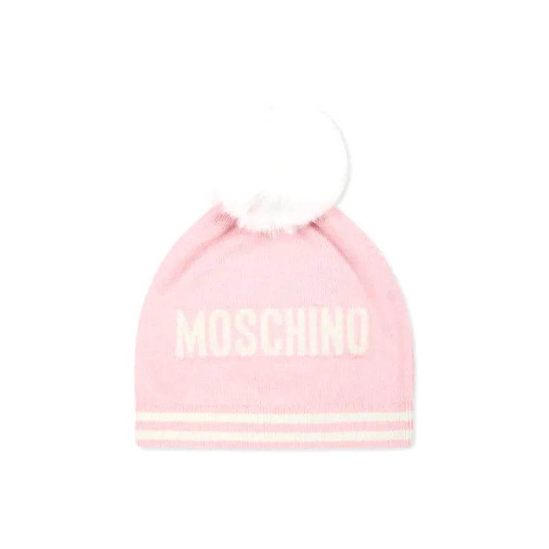 MOSCHINO Logo intarsia Beanie-1
