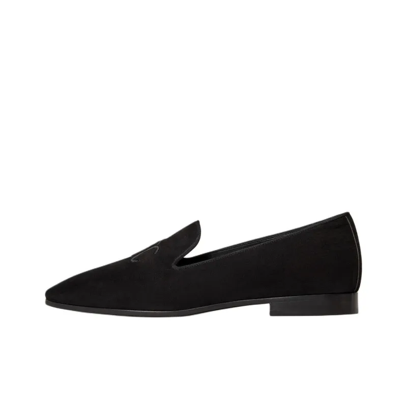 CELINE Triomphe Loafers Men's Black-0