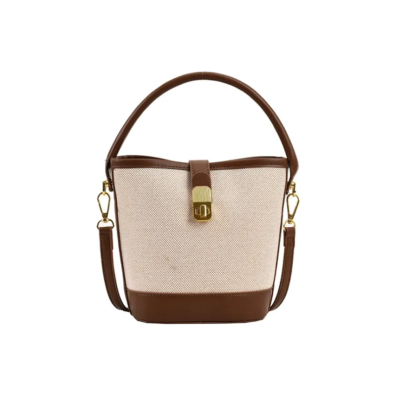 Jade En Plus PU Handbags Crossbody Bags Regular Women's Black/Brown-7