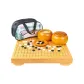4-Piece New Bandit Wood Chess Set+Spruce Can+361 Pieces+10 Replacement Pieces+Chess Bag