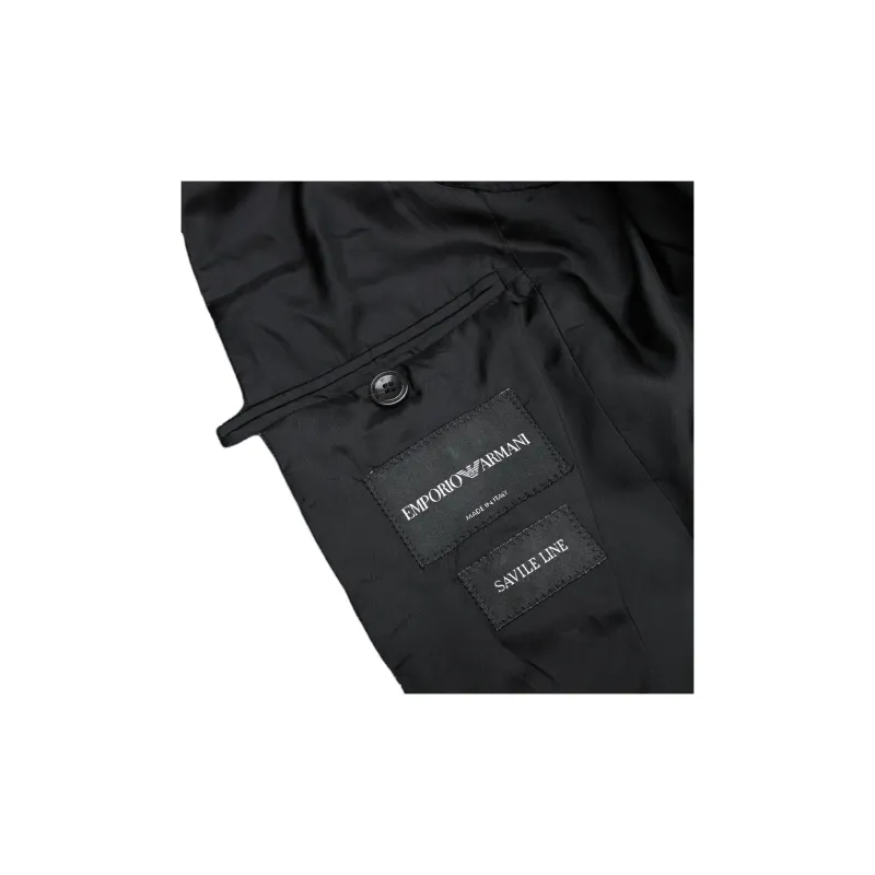 EMPORIO ARMANI Business Suit Coat Men's Black-3