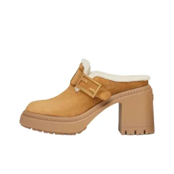 FENDI Medium Heeled Sabots Women's