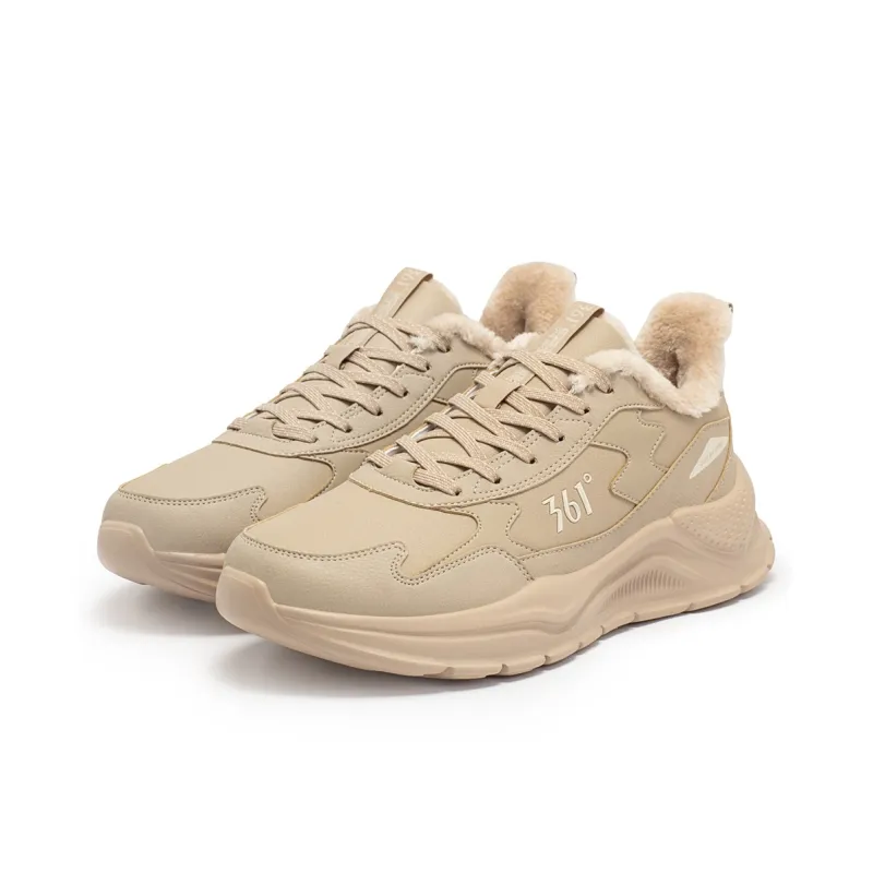 361° Water-Resistant Lightweight Rebound Low-Top Casual Running Shoes Men's Tan-3