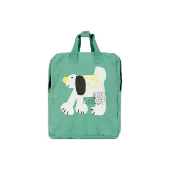 BOBO CHOSES Cotton Carry Backpack Kids' Green