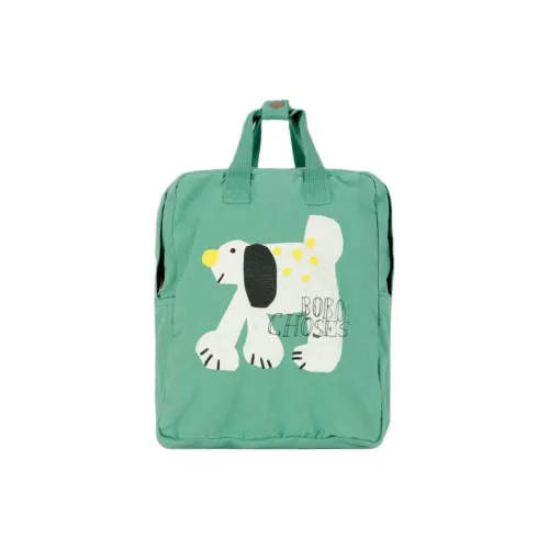 BOBO CHOSES Cotton Carry Backpack Kids' Green