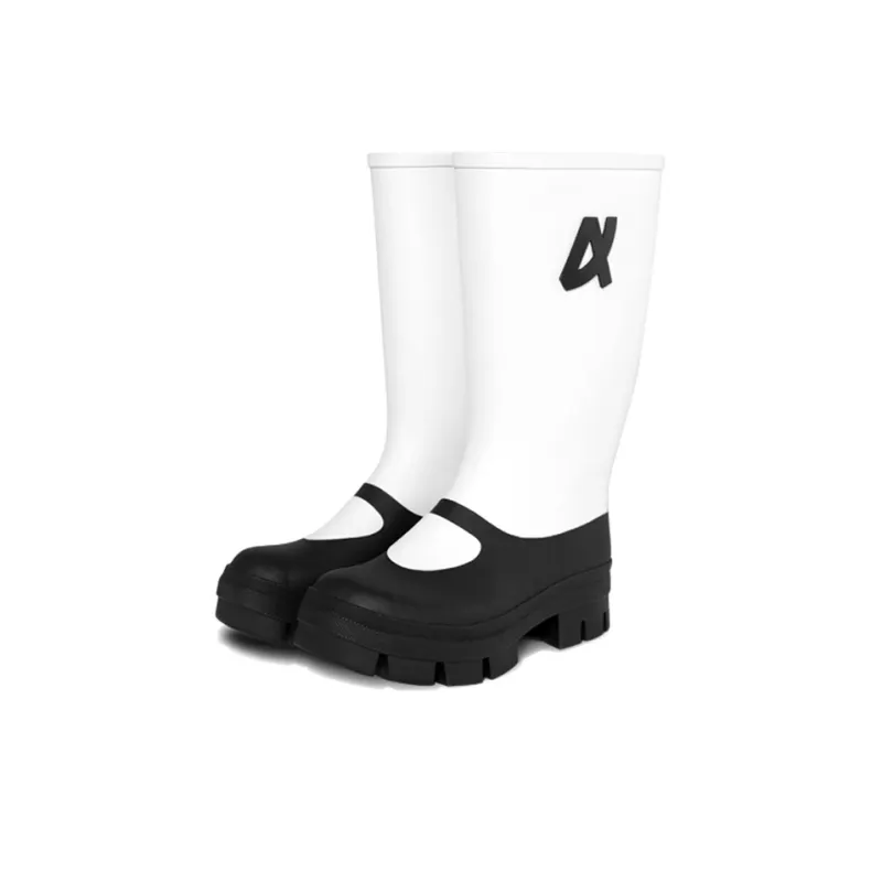 LAST LAZY Breathable Water Resistant Slip Resistant Highway Rain Boots Women's-1