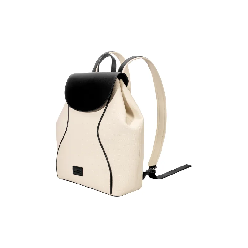 OMTO PVC Polyvinyl Chloride Backpack Regular Unisex Oat Bran-1