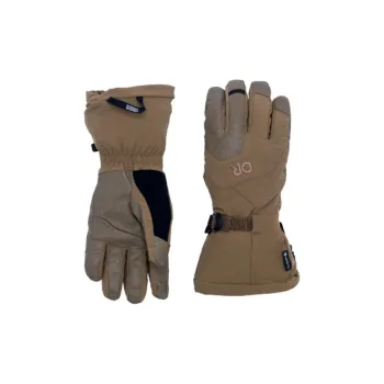 Outdoor Research Leather Polyester Gloves Men's Brown