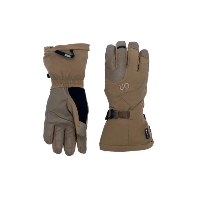 Outdoor Research Leather Polyester Gloves Men's Brown-0