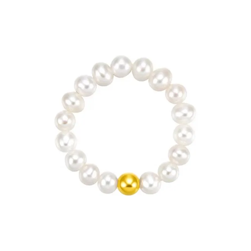 CHOW KING SANG Pearl Rings Women's-0