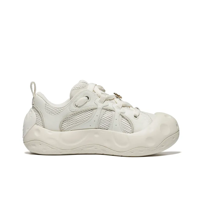 Palladium Mushroom Shoes Anti-Slip Wear-Resistant Low-Top Skateboard Shoes Unisex White-1