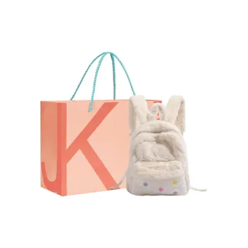 JANE KLAIN Fabric Backpack Regular Women's Ecru