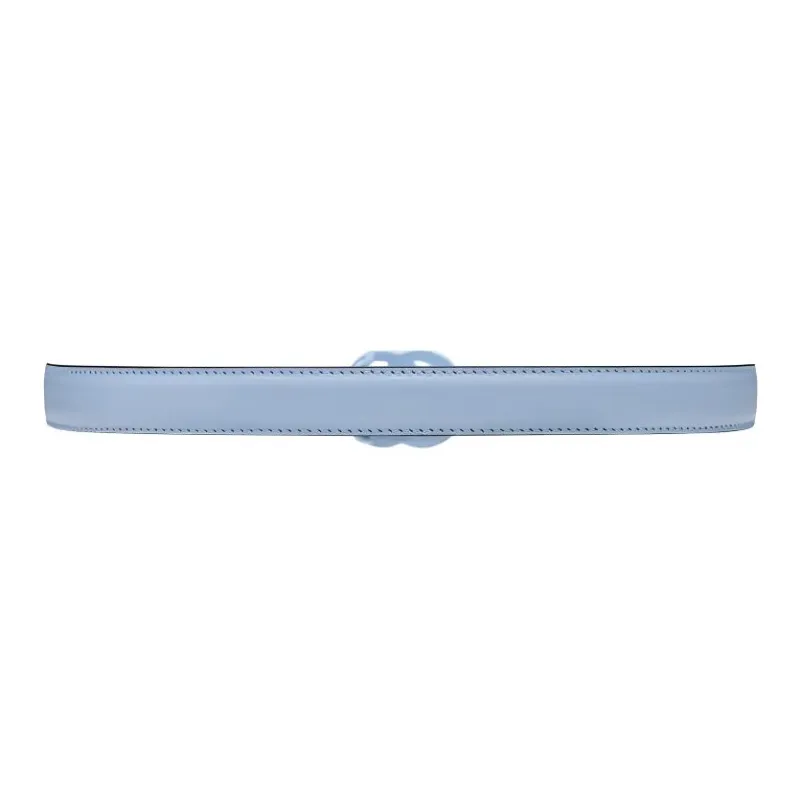 GUCCI Leather Belts Women's Light Blue-1