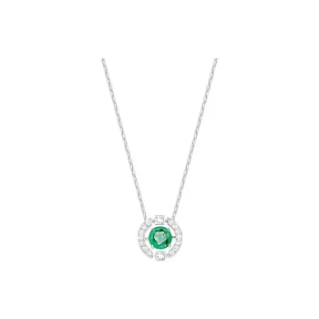 Swarovski Crystal Necklace Necklaces Women's Green