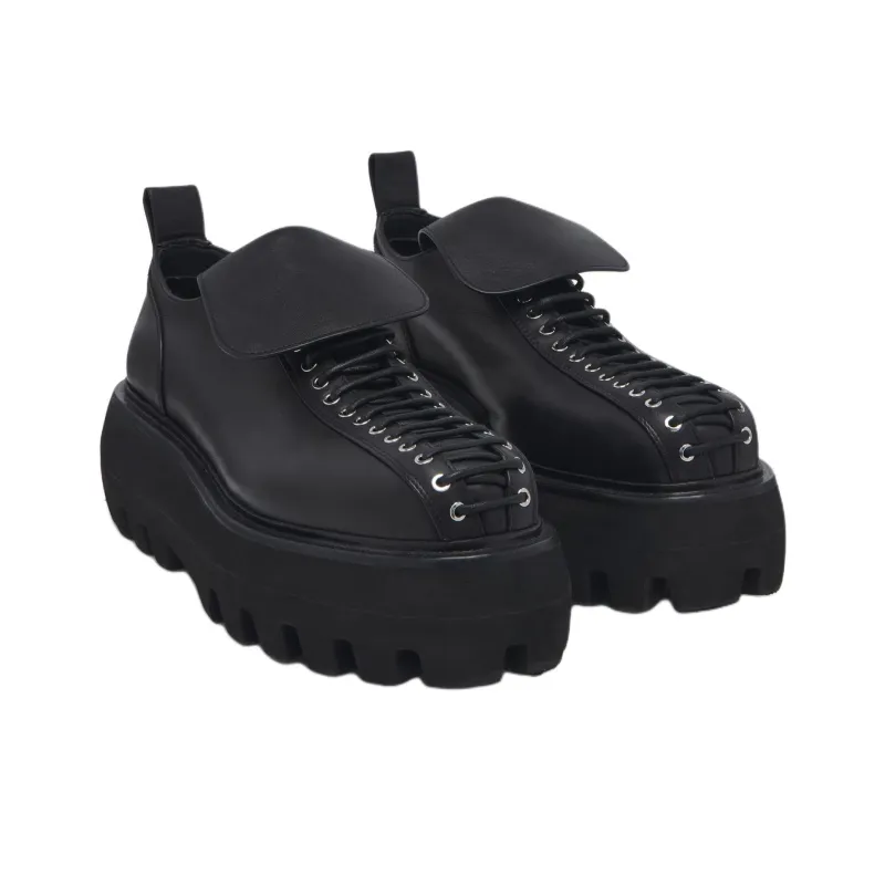 Alexander McQueen Sofa Low Top Casual Shoes 7cm Men's Black-2