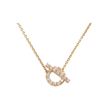 HERMES FINESSE Diamond Necklaces Women's