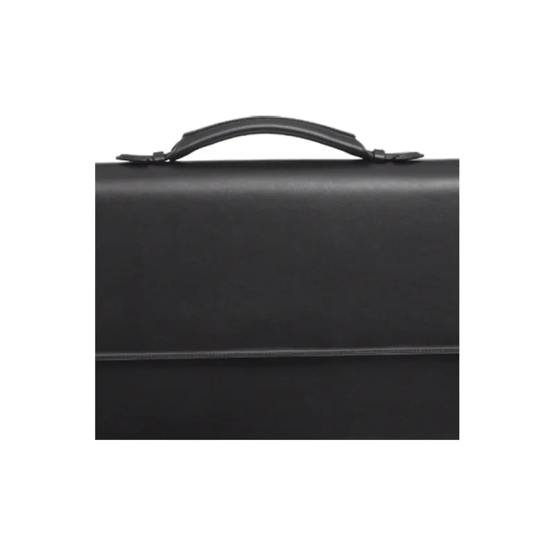 CARTIER Calfskin Briefcases Handbags Men's Black-4