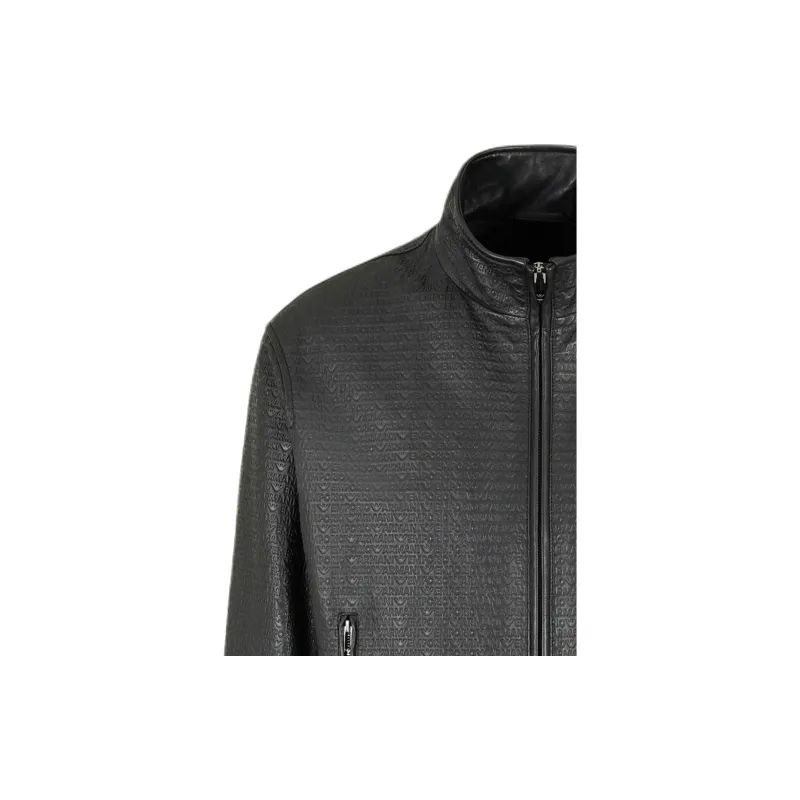 EMPORIO ARMANI Logo debossed Jacket-5