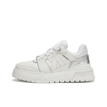 RARE RICH MAX Collection Low Top Skateboard Shoes Men's White