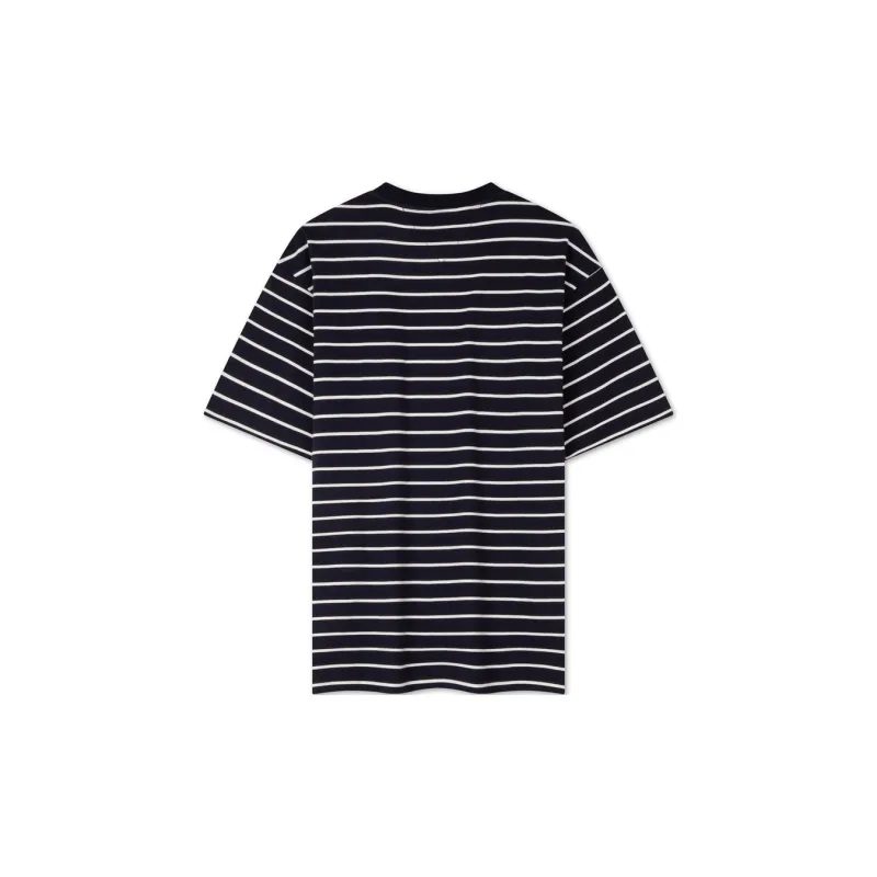 Tommy Hilfiger T Shirt Men's Navy Blue Stripes-1