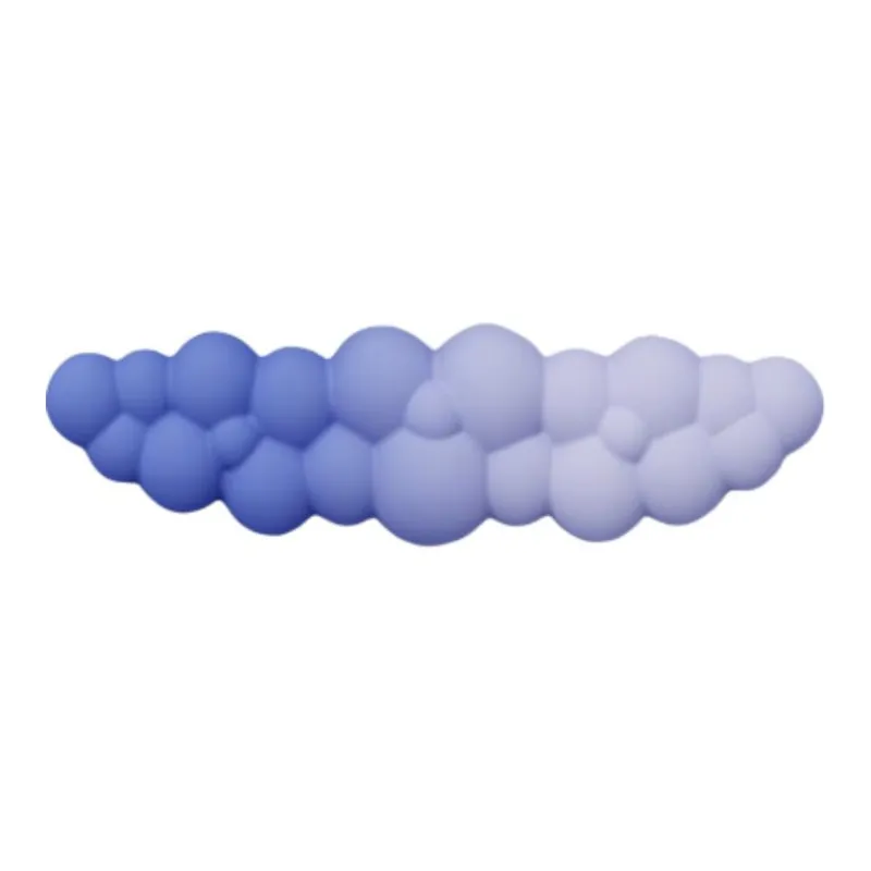 EWEADN Milk Silk Fabric+Silicone+PU Base Cloud Wrist Brace Pads Mouse Pads-3