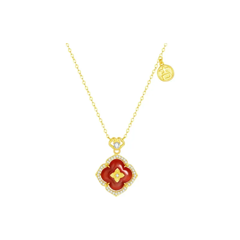 CHOW TAI SENG S925 Silver Necklaces Women's-0