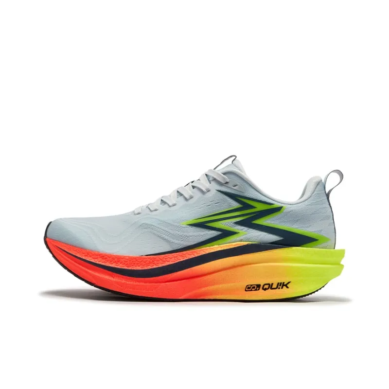 361° Cushioning Anti-Slip And Wear-Resistant Rebound Low-Top Carbon Plate Running Shoes Unisex Blue Orange Red-0