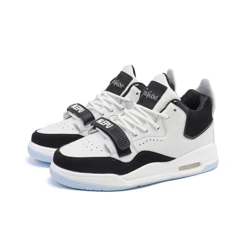 LIANGHUO Warm Cushioning Coverage Impact Resistance Wear-Resistant Slip-Resistant High-Top Skateboard Shoes Unisex-1