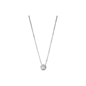 Swarovski Rhodium Plated Necklaces Women's Silver