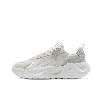 XTEP Star Meteorite Lite Anti Slip Wear Resistant Low Top Chunky Sneakers Men's Sail White