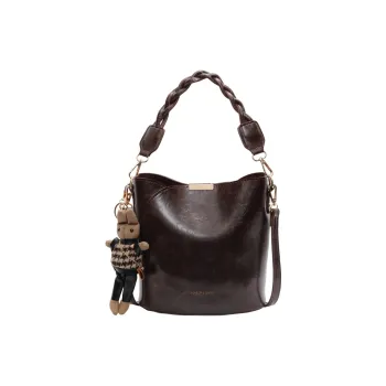 Yalu PU Handbag Shoulder Bag Crossbody Bag Regular Women's Coffee/Black