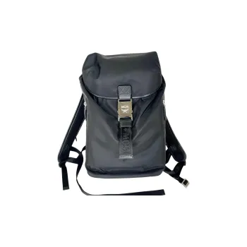 MCM Nylon Backpack Women's Black