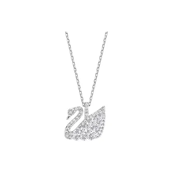 Swarovski Artificial Crystal Necklaces Women's White Gold Plated