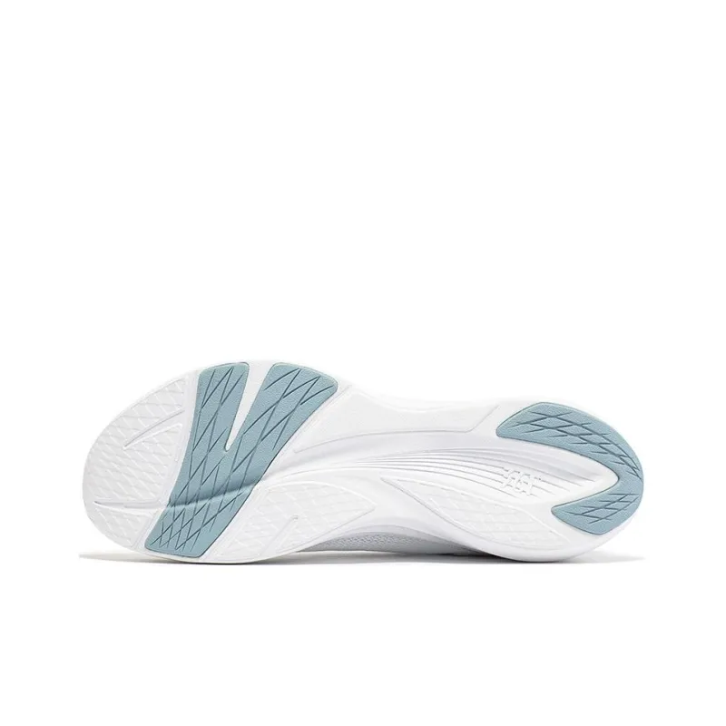 361° Cushioning, Wear Resistant Low Top Running Shoes Men's White Button Blue-4