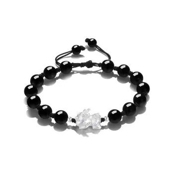 CHINA GOLD Glass Cat Eye Bracelets Unisex
