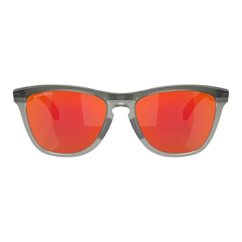 Oakley Acetate Irregular Shape Sunglasses Unisex Gray-1