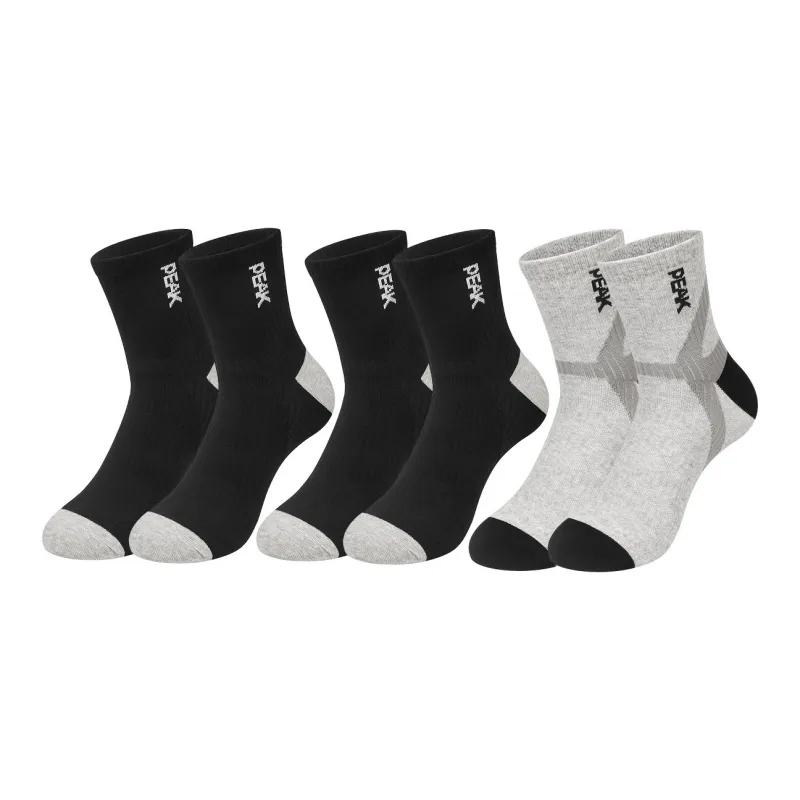 PEAK Mid Calf Socks Unisex 3 Pack-15