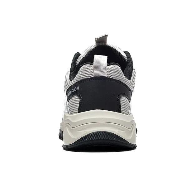 Warrior Wear resistant And Lightweight Low Top Hiking Shoes Unisex Silver Gray-3