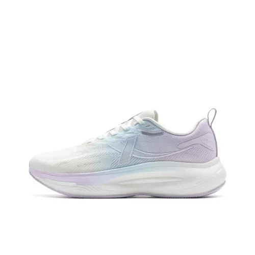 XTEP Chasing Clouds 2nd Generation Cushioning Rebound Low Top Running Shoes Women's White Purple