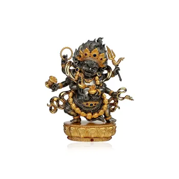 Three Blessings Of Happiness Copper Ornaments Unisex
