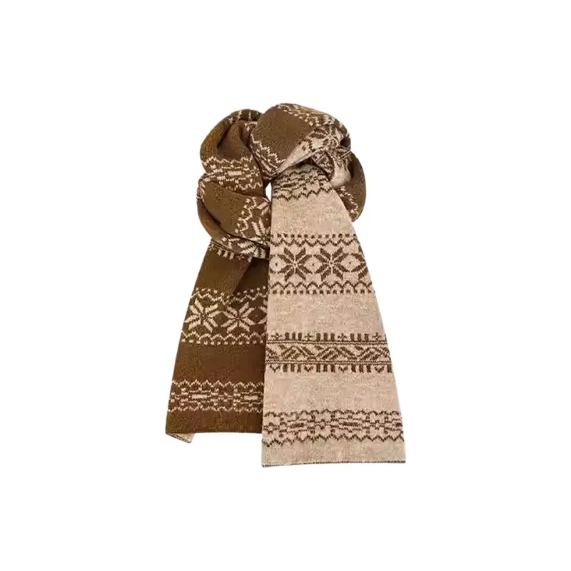 Yalu Rabbit Fur Knit Scarves Unisex Gift Box Set-9