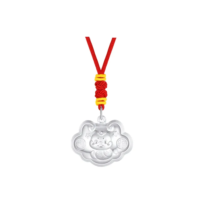 CHOW TAI SENG S990 Silver Necklaces Kids'-0